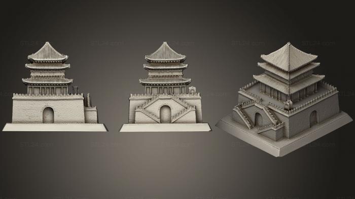 Статуэтки и статуи разные (Архитектура, STKR_1025) 3D модель для ЧПУ станка
